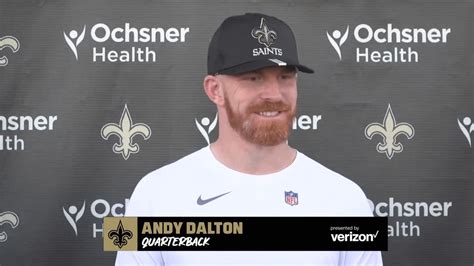 New Orleans Saints Quarterback Andy Dalton Previews Week 12 Vs San