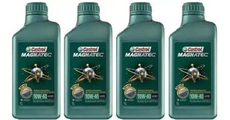 4 Óleo Motor Castrol Magnatec 10w40 Semi sintético 1lt Parcelamento