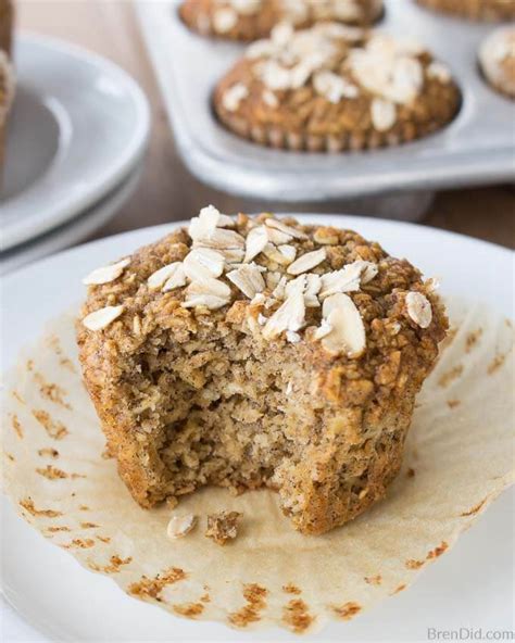 No Flour Sugar Free Oil Free Healthy Oatmeal Muffins Recipe