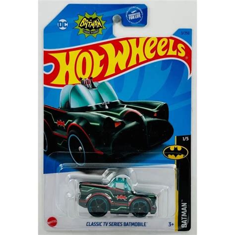 Hot Wheels Машинка хот вилс Classic TV Series Batmobile зеленый купить с доставкой по выгодным