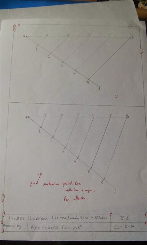 blogdeplastica: Worksheet 2 Theorem of Thales