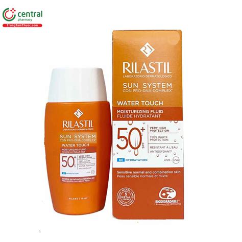 Kem Ch Ng N Ng Rilastil Sun System Water Touch Moisturizing Fluid Spf