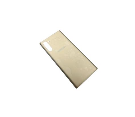 Tapa Trasera Para Samsung Galaxy Note 10 Plus N975 Oro