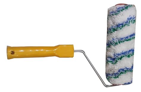 White Blue And Yellow Base 9inch Foam Paint Roller Brush At Rs 95 In