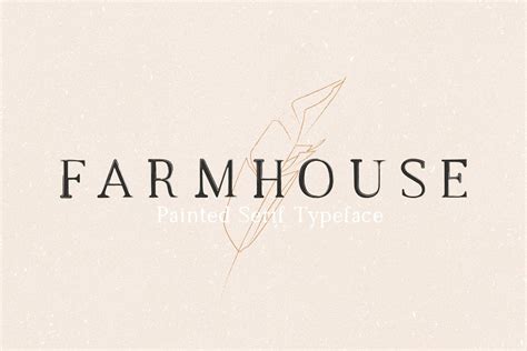 20 Best Farmhouse Fonts For Graphic Design Branding Logos