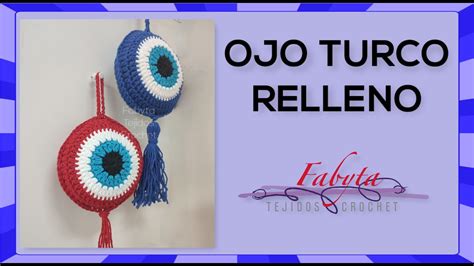 Ojo Turco Crochet Con Relleno Para Colgar Y Proteger Tu Casa O Tu