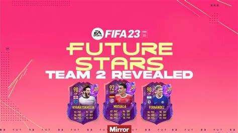 Fifa Future Stars Team Revealed Including Liverpool Chelsea And