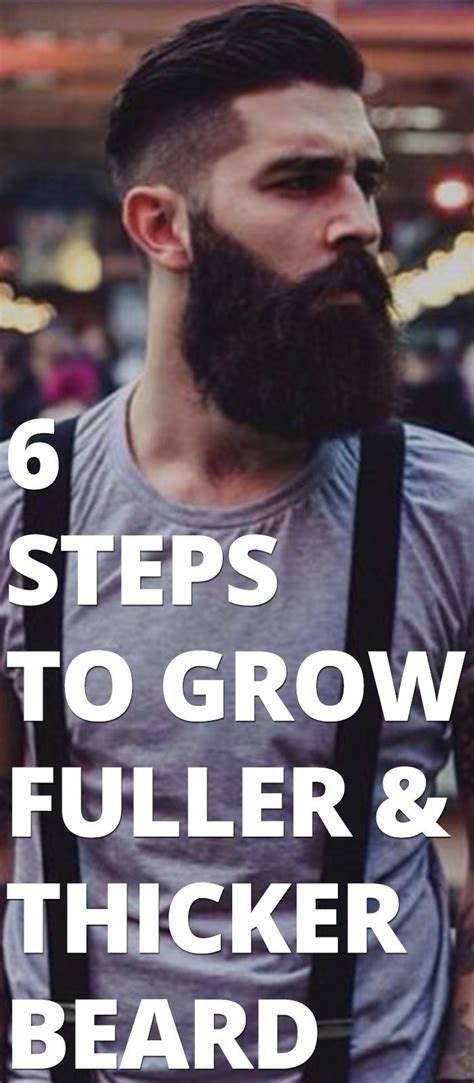 Full Beard How To Grow Fuller And Thicker Beard In 6 Easy Steps