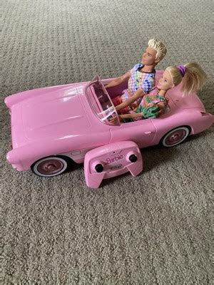 Hot Wheels Rc Barbie Corvette Remote Control Car From Barbie The Movie Target