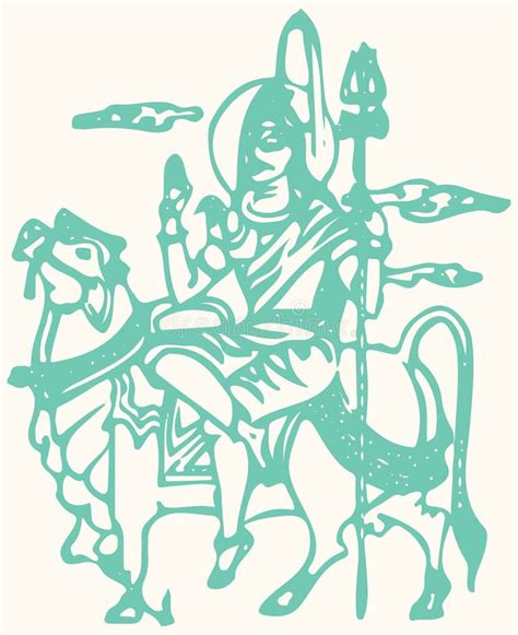 Shiva Trishul Drawing Stock Illustrations – 290 Shiva Trishul Drawing ...