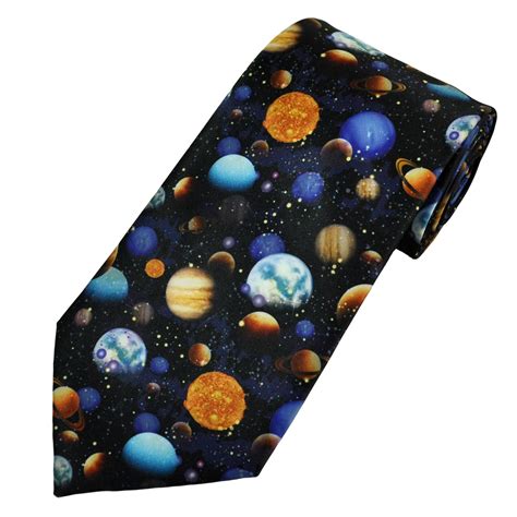 Planets Of The Solar System Men S Novelty Tie From Ties Planet Uk