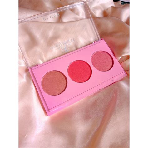 Paleta De Blush 3 Cores Phallebeauty Shopee Brasil