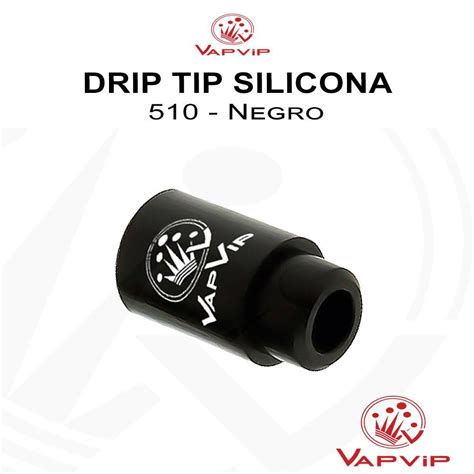 Drip Tip 510 Silicone Black In Europe