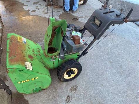 John Deere Trs 27 Two Stage Snowblower Meagher Auctioneers