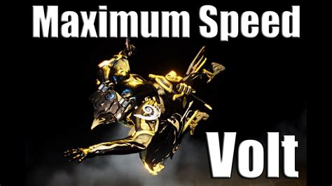 Warframe Build Max Speed Volts Also A Big Stream Announcement Youtube