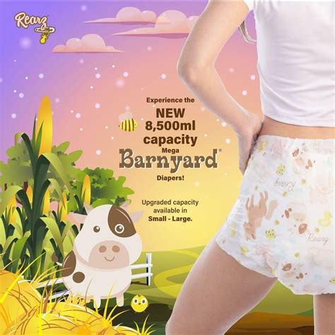 Rearz Has A New Mega Barnyard Diaper With 8500ml Capacity Thats 22 Gallons 🤣 Rabdl