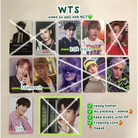 Jual Photocard Nct Official Pc Renjun Taeil Kun Chenle Winwin Johnny