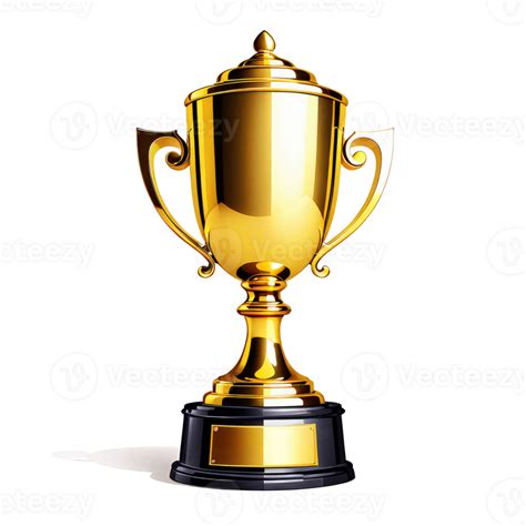 Golden Trophy Set On Transparent Background 47466975 Png