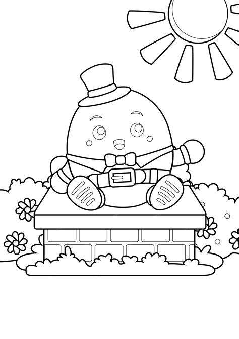 Humpty Dumpty Coloring Pages