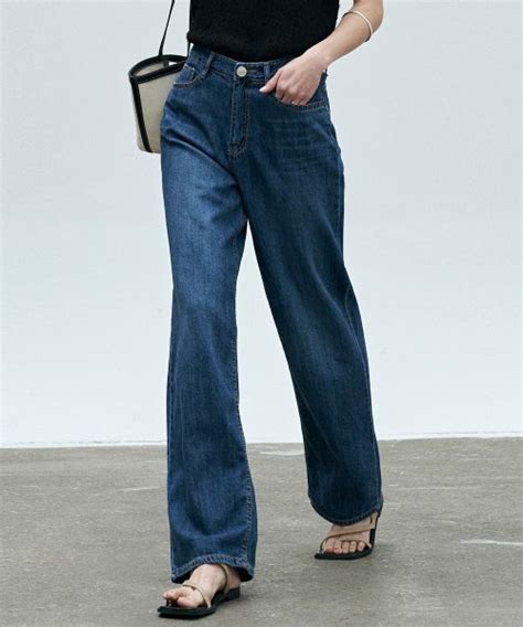 MUSINSA公式 LOEIL LW200 Natural Light Wide Denim Pants Jincheon