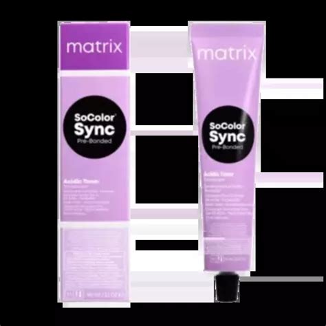 Matrix Socolor Sync Pre Bonded Acidic Toner Ml Sheer Ash A