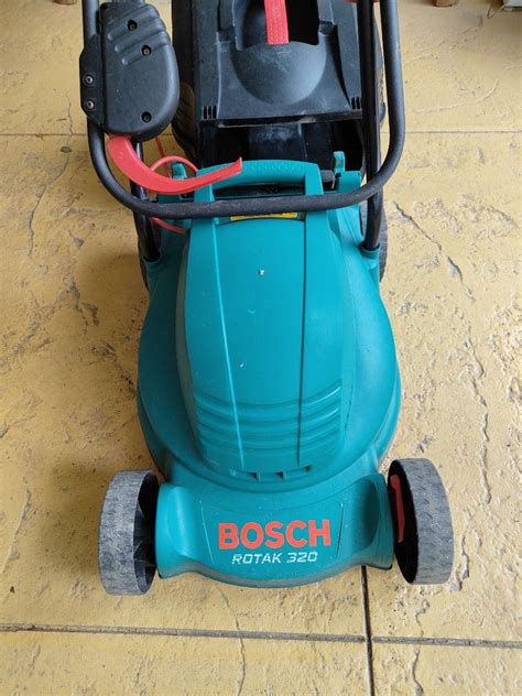 Bosch Rotak 320 Lawn Mower Furniture Home Living Gardening Grass