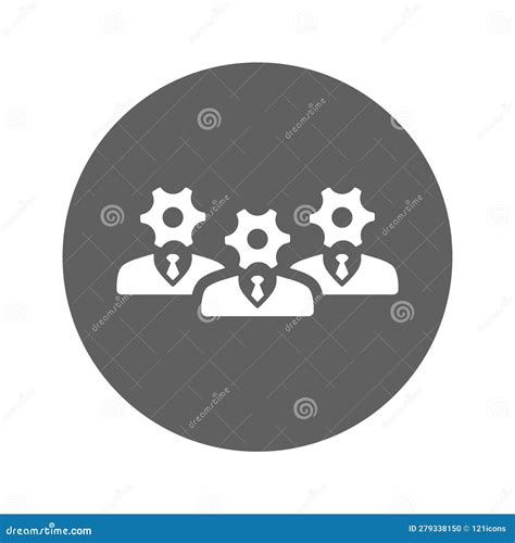 Expert Specialist Support Team Icon Stock Vector Illustration Of