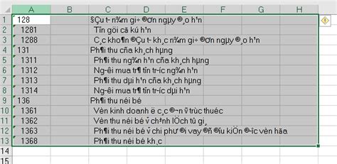 Rất Hay Hướng dẫn cách chuyển đổi font chữ trong Microsoft Excel