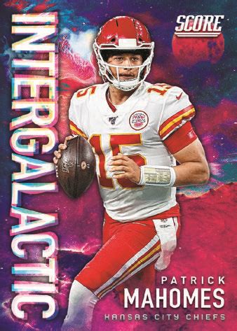 Intergalactic Patrick Mahomes MOCK UP Checklistcenter