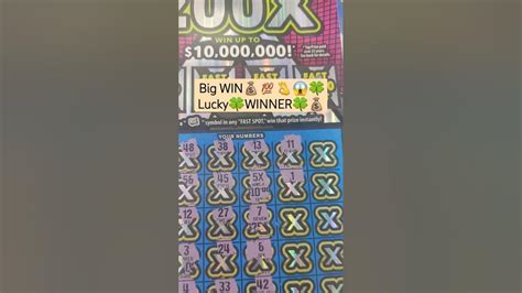 Big Win🍀🍀😱💯💰winner🍀🍀🍀💯💰👌5x🍀🍀👌💯💰 Scratchofftickets Shortsvideo Calottery Youtube