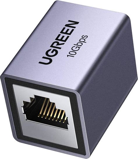 Ugreen Coupleur Rj45 Blindé Prolongateur De Câble Rj45 Connecteur Ethernet 8p8c Réseau