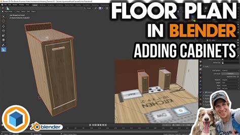 Adding Cabinets To Your Floor Plan In Blender Blender Floor Plan