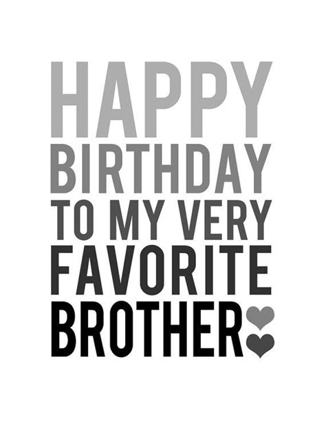 Brother Birthday Card Grey And Black Happy Birthday Brother Greeting