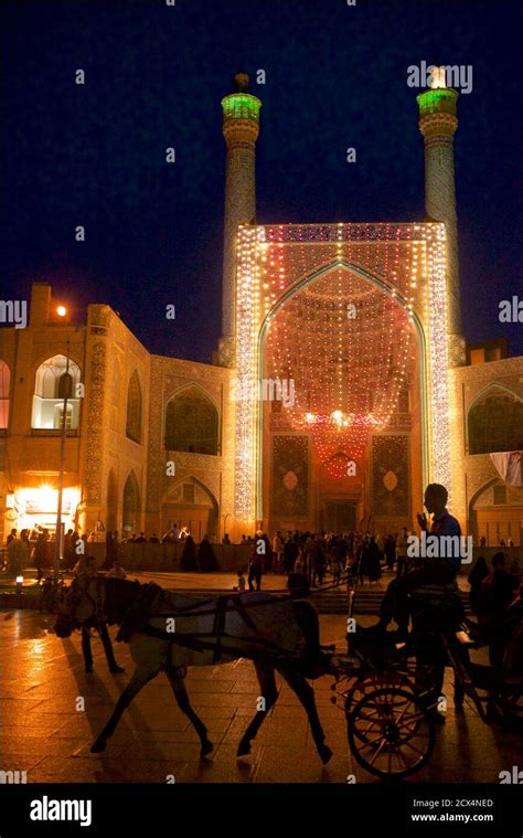 The Shah Mosque also known as Imam Mosque and Jaame' Abbasi Mosque ...