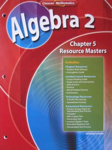 Glencoe Algebra Chapter Answer Key Aqueelnevan