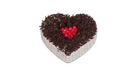 Monginis Black Forest Heart Cake At Rs 350piece Black Forest