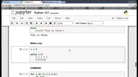 Python 101 3 For Loops While Loops And If Else YouTube