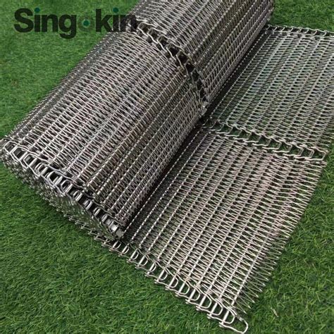 Conveyor Net Belts Food Grade 304 Stainless Steel Chain Link Spiral