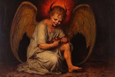 devil painting art angel. | Premium Photo Illustration - rawpixel