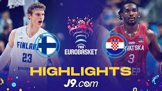 Finland Croatia Round Of 16 Game Highlights FIBA