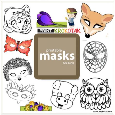 Krokotak MASK Printables