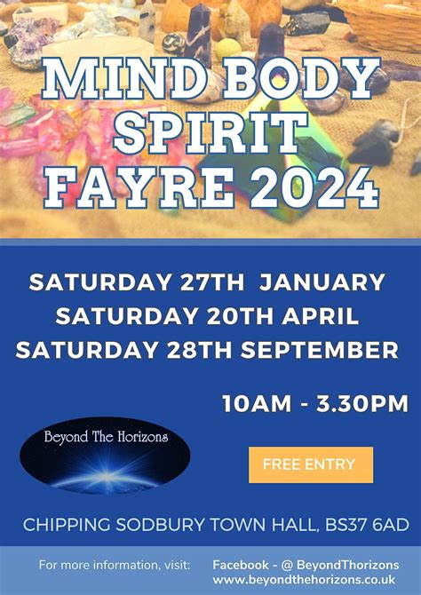 April Mind Body Spirit Fayre Chipping Sodbury Chipping Sodbury Town