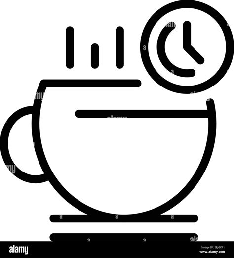 Coffee Break Icon Outline Coffee Break Vector Icon For Web Design