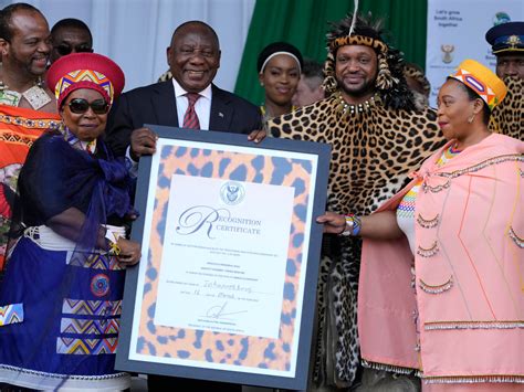 ‘our King’ Ramaphosa Recognises South Africa’s New Zulu Ruler News Wirefan Your Source