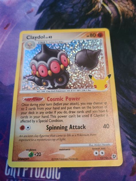 Claydol Pok Mon Tcg Celebrations Nm M Ebay