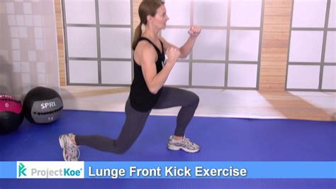 Lunge Front Kick Exercise Youtube