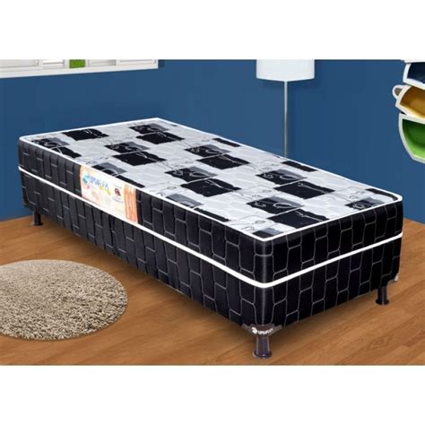 Cama Box Solteiro Conjugado Umaflex Top Madeiramadeira