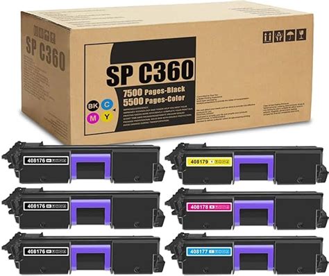 Amazon Sp C High Yield Toner Cartridge Set Dophen