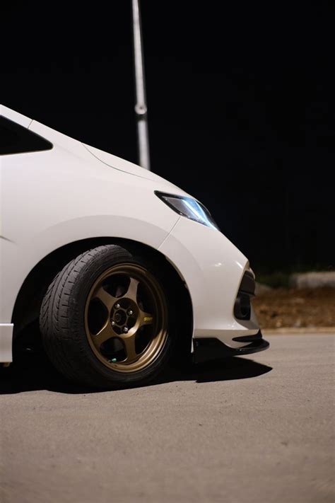 White Honda Jazz On Mugen Full Body Kit Modifiedx Artofit