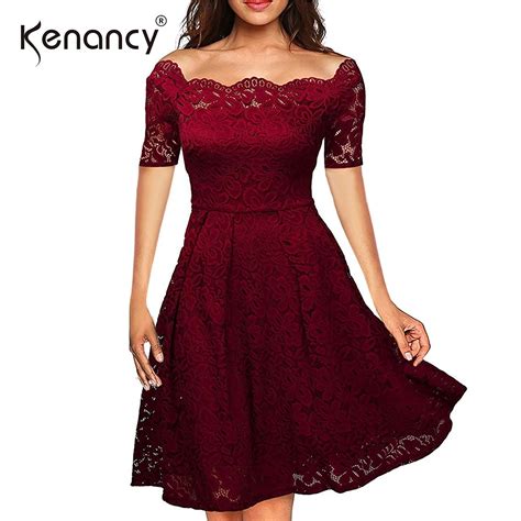 Aliexpress Buy Kenancy Xl Plus Size Off Shoulder Retro See Thru